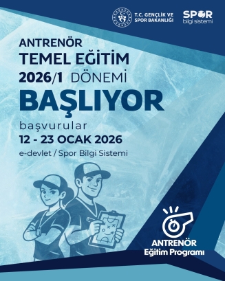 ANTRÖNÖR TEMEL EĞİTİM 2026/1 DÖNEMİ BAŞVURULARI HAKKINDA DUYURU